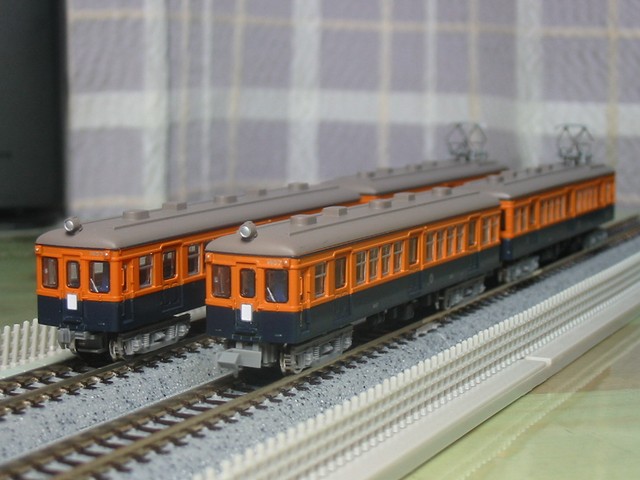 Nゲージ化・動力ユニット搭載加工品】鉄コレ小田急1800形(最終編成)4両