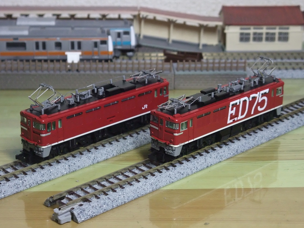 ED75形（1028号機と新更新色）の模型 : always ─永遠を駆け抜ける一瞬