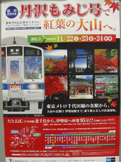 臨時快速急行 丹沢もみじ 号と臨時特急 さがみ 60号 Always 永遠を駆け抜ける一瞬の僕ら