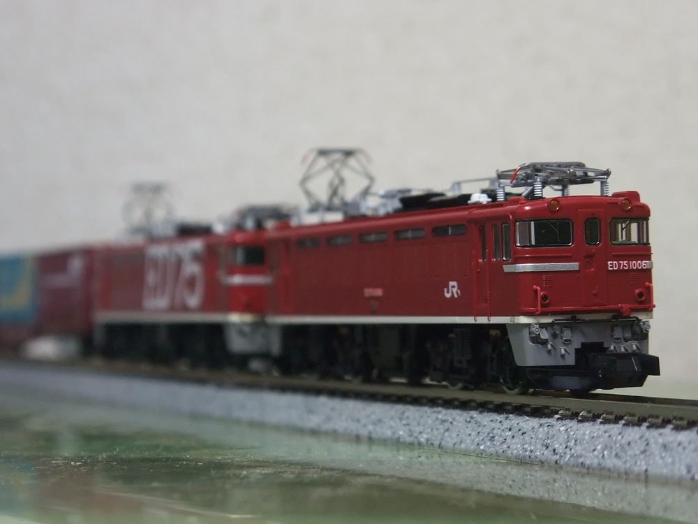 ED75形(1028号機と新更新色)の模型 : always ─永遠を ED75形(1028号機と新更新色)の模型 : always ─永遠を