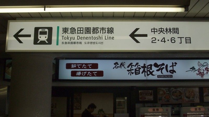 小田急 古い駅舎ホーム用路線案内板  Salut! Saliut! +PLUS: 小田急線ついでに撮影記事私を「狂わせる
