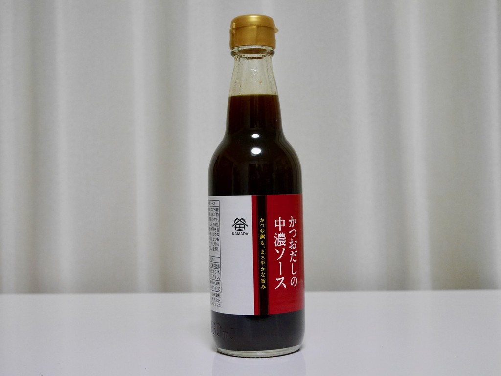 出汁香るかつおだしの中濃ソース 鎌田醤油 クピの蒼い風 出汁香るかつおだしの中濃ソース 鎌田醤油 クピの蒼い風