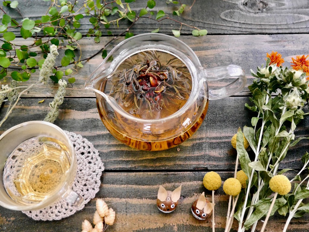 至福の一服 工芸茶 金富貴 クピの蒼い風