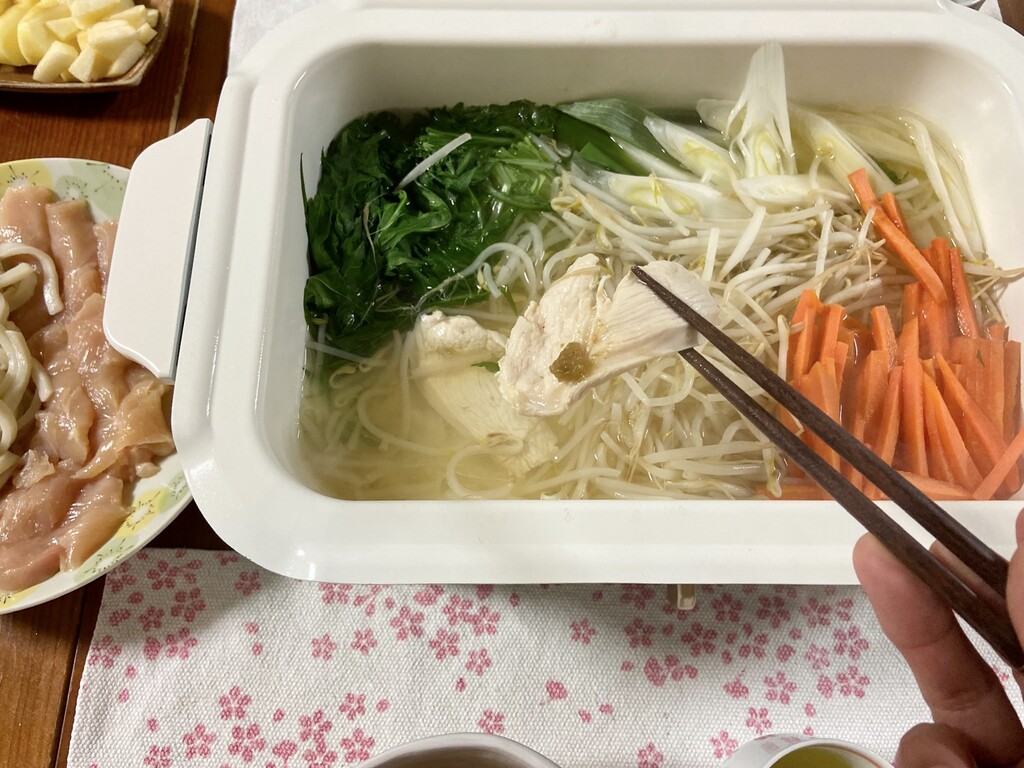 ヤマキ 割烹白だしで鶏しゃぶ鍋 クピの蒼い風