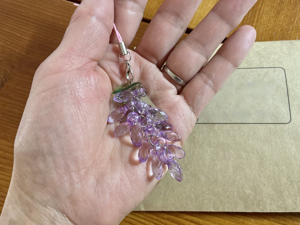 春日大社 季節限定の藤まもり クピの蒼い風