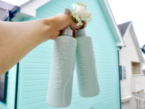 髪に肌に地球に優しいエコロヴィスタシャンプー&トリートメント : クピ