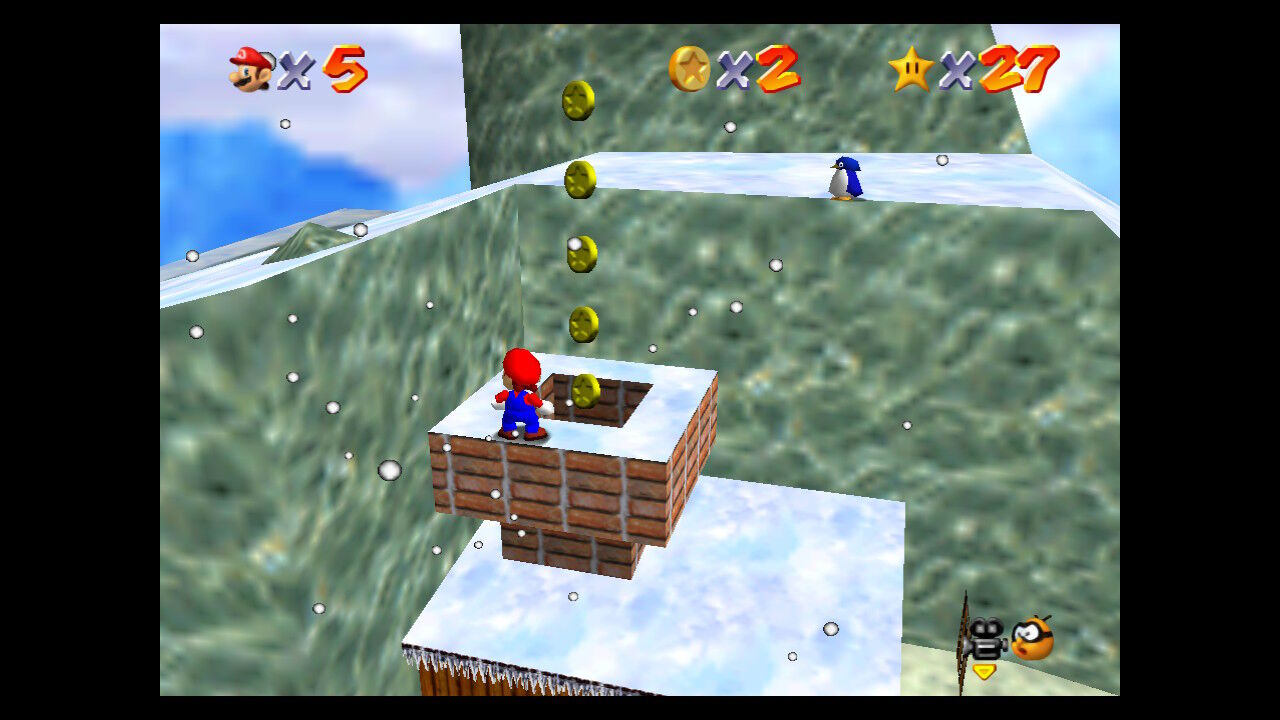 4⃣すべって ８まいコイン ＋１００まいコインのスター(さむいさむい マウンテン) : クル・クぺのお暇書き