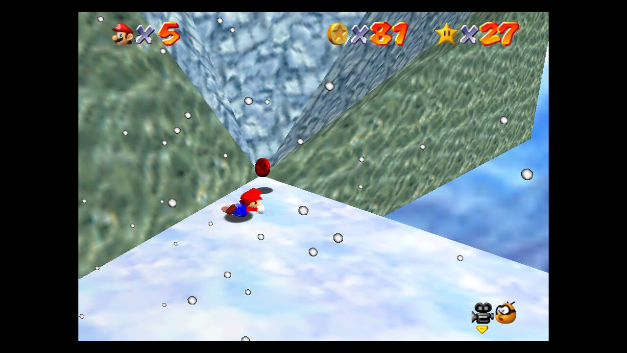 4⃣すべって ８まいコイン ＋１００まいコインのスター(さむいさむい マウンテン) : クル・クぺのお暇書き