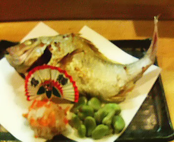 お祝い用鯛の塩焼き