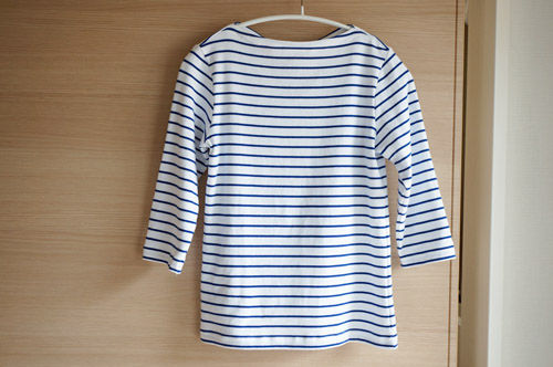 後悔 無印良品のストレッチフライス編みボートネック七部袖tシャツ 暮らしとわたし 50代からシンプルライフ