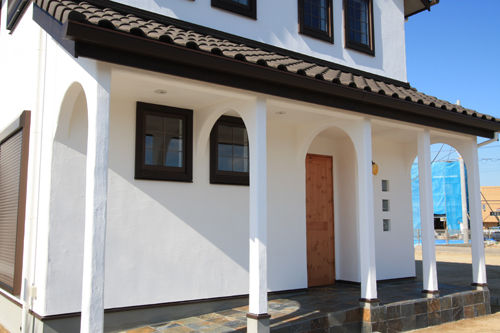 カフェのような玄関アプローチがある家 紹介 Kurasiの家づくり 工事日記