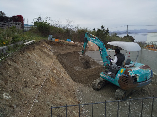 高基礎内部地盤改良-1