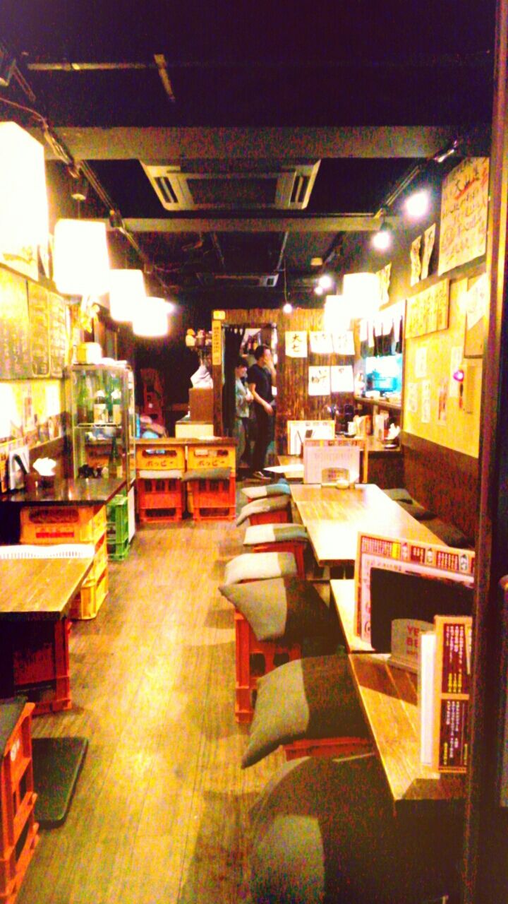 串焼き旨いもん居酒屋 どまん中 高田馬場本店 にて 臼杵遥志 くらやみダンス 稽古場ブログ