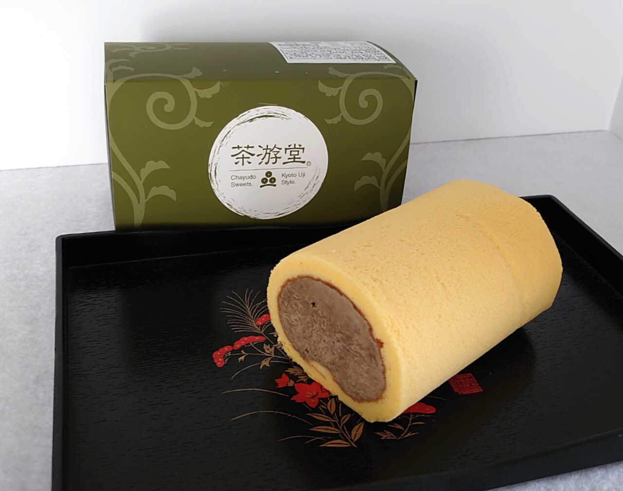京銘茶 茶游堂 ほうじ茶ロールケーキ お取り寄せ マユリ ナの暇つぶし 香川と九州 食べ歩き
