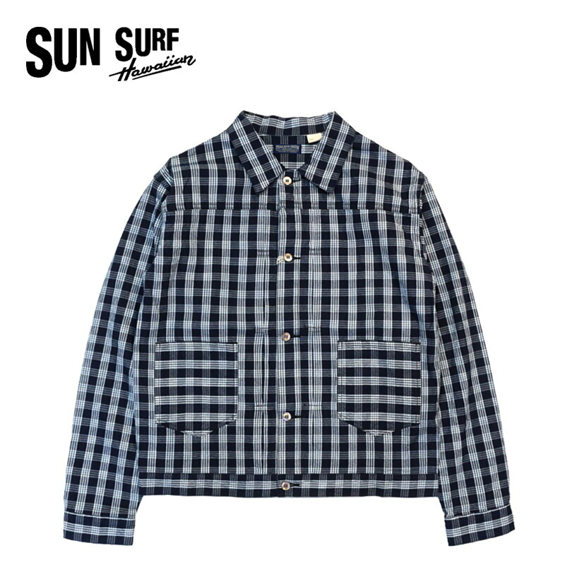 SUNSURF（サンサーフ） むさしや パラカチェック・ワークジャケット