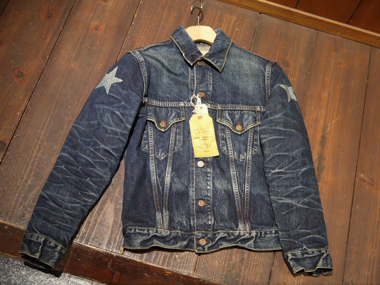 LONE STAR JACKET : PINK BEE international シュガーケーン ローンスターデニムジャケット(ダメージ加工)