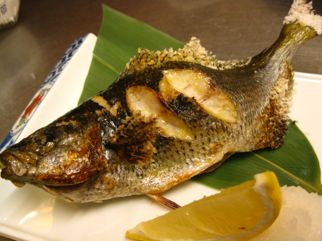 たかべ の塩焼きがおすすめです 暮れ六