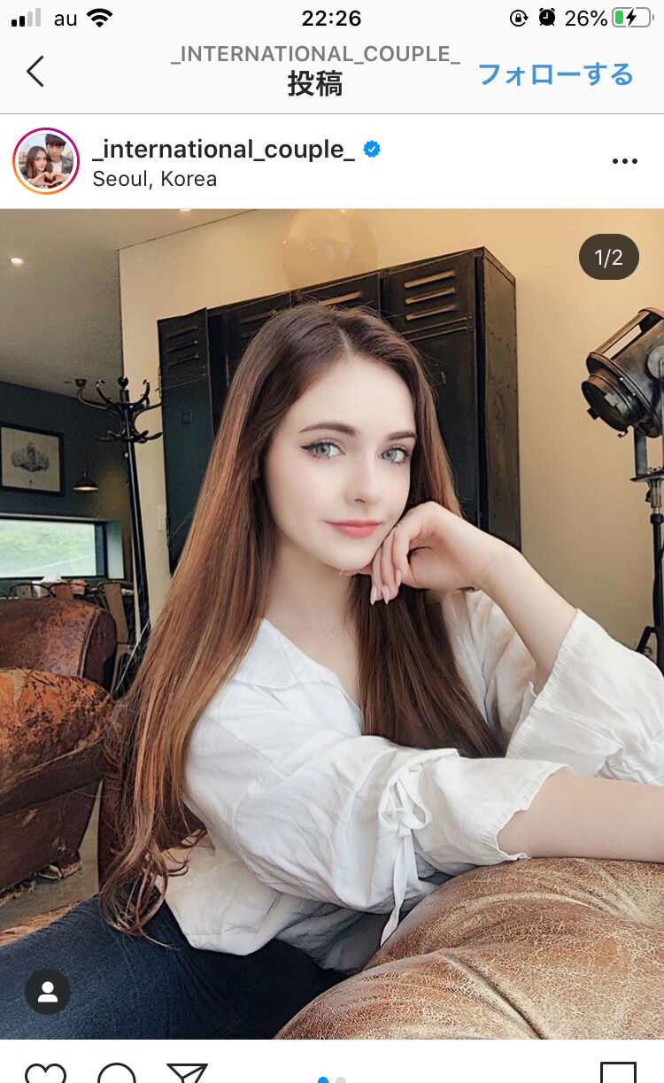 画像 ロシア美女 韓国人の彼氏に出会って世界が変わった 早く結婚したい 2ch野球まとめアンテナ