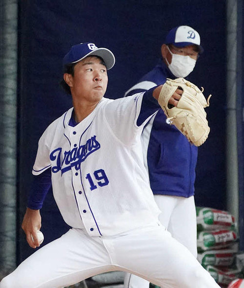 中日 高橋宏斗 (20)6勝6敗　防御率2.26 奪三振率10.64 被打率.186