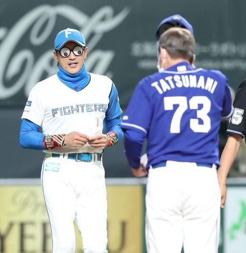 中日 38勝60敗2分.388 日本ハム 41勝60敗0分.406