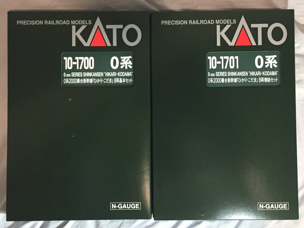 KATO 10-1700/1701 0系2000番台新幹線「ひかり・こだま KATO 10-1700/1701 0系2000番台新幹線「ひかり・こだま