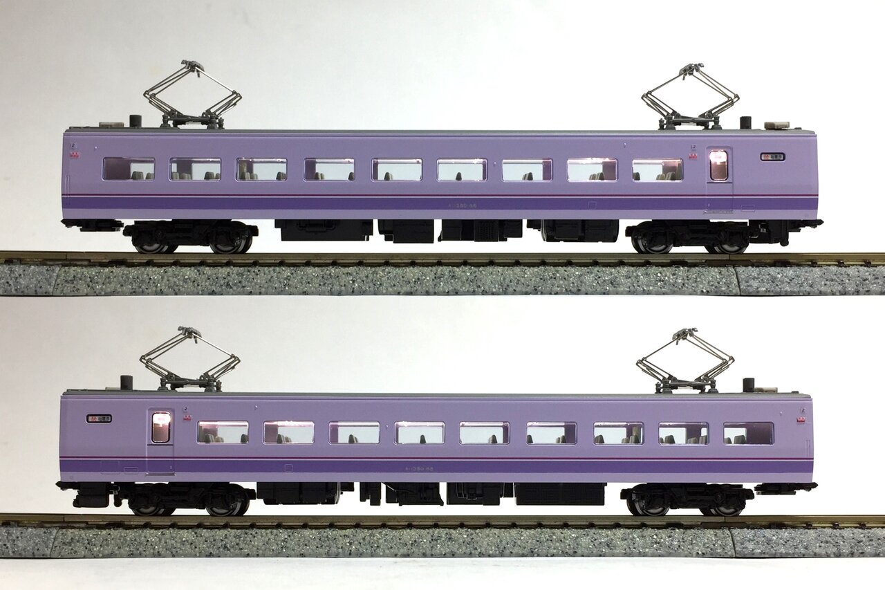 モハ381-77 モハ380-77 2両 M車 動力車 スーパーやくも 6両