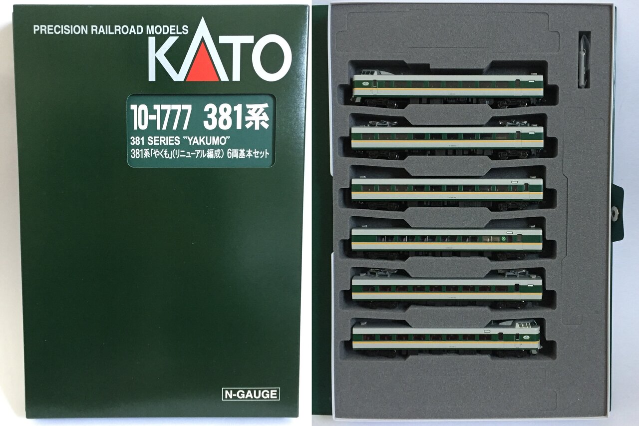 KATO 10-1777/1778 381系「やくも」(リニューアル編成 KATO 10-1777/1778 381系「やくも」(リニューアル編成