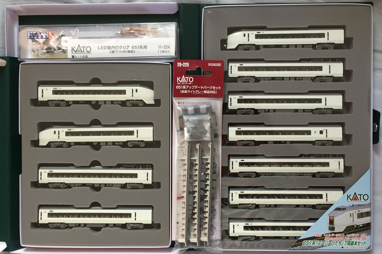 KATO 10-173/174 651系「スーパーひたち」(旧製品アップデート