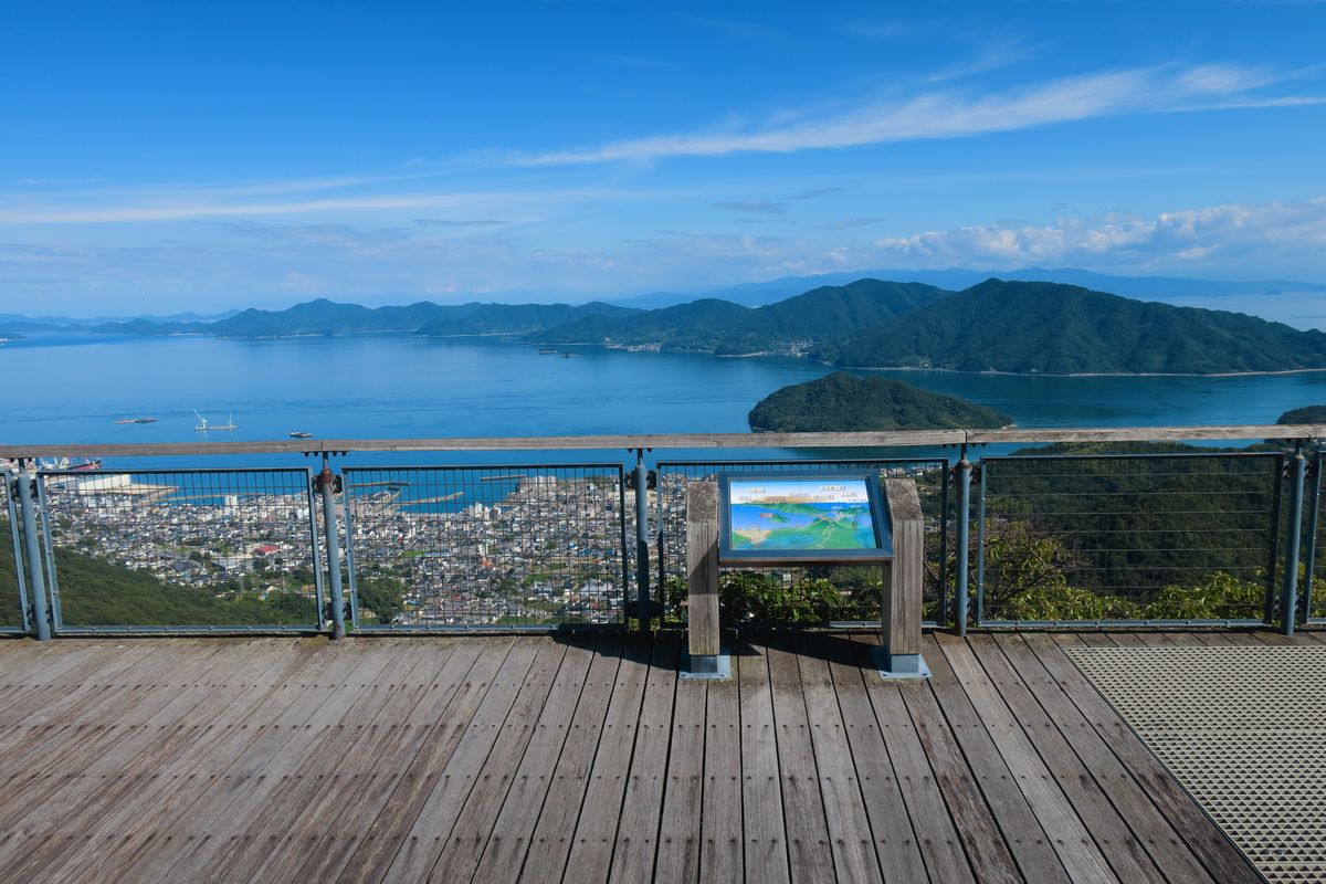 野呂山 はちまき展望台 瀬戸の風景 呉鳥人 くれとりびと