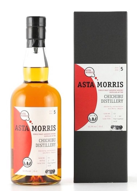 秩父 5年 2010-2016 アスタモリス 52.3％　イチローズモルト