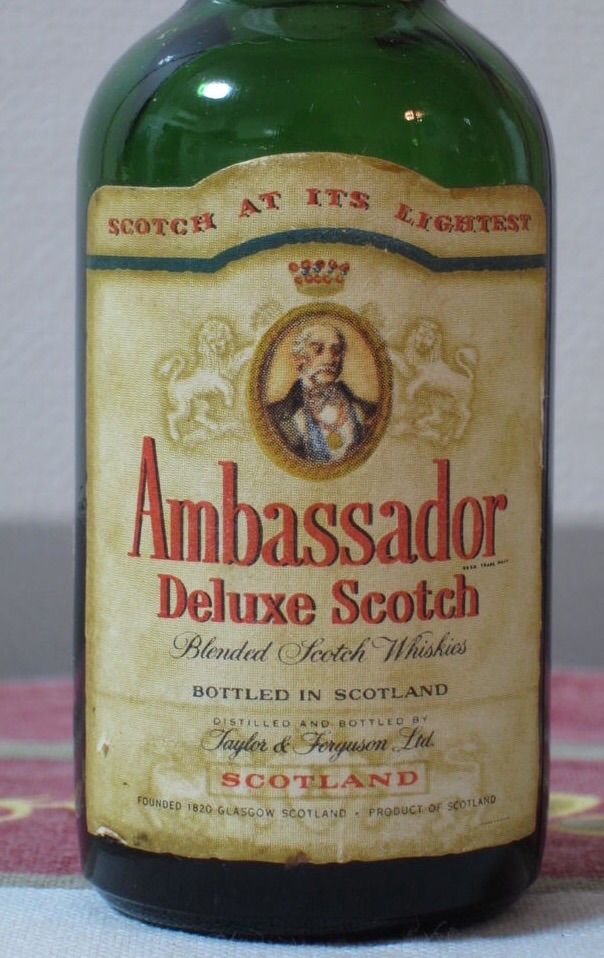 古酒　終売ウイスキー　アンバサダー ２５年+デラックス2本セット