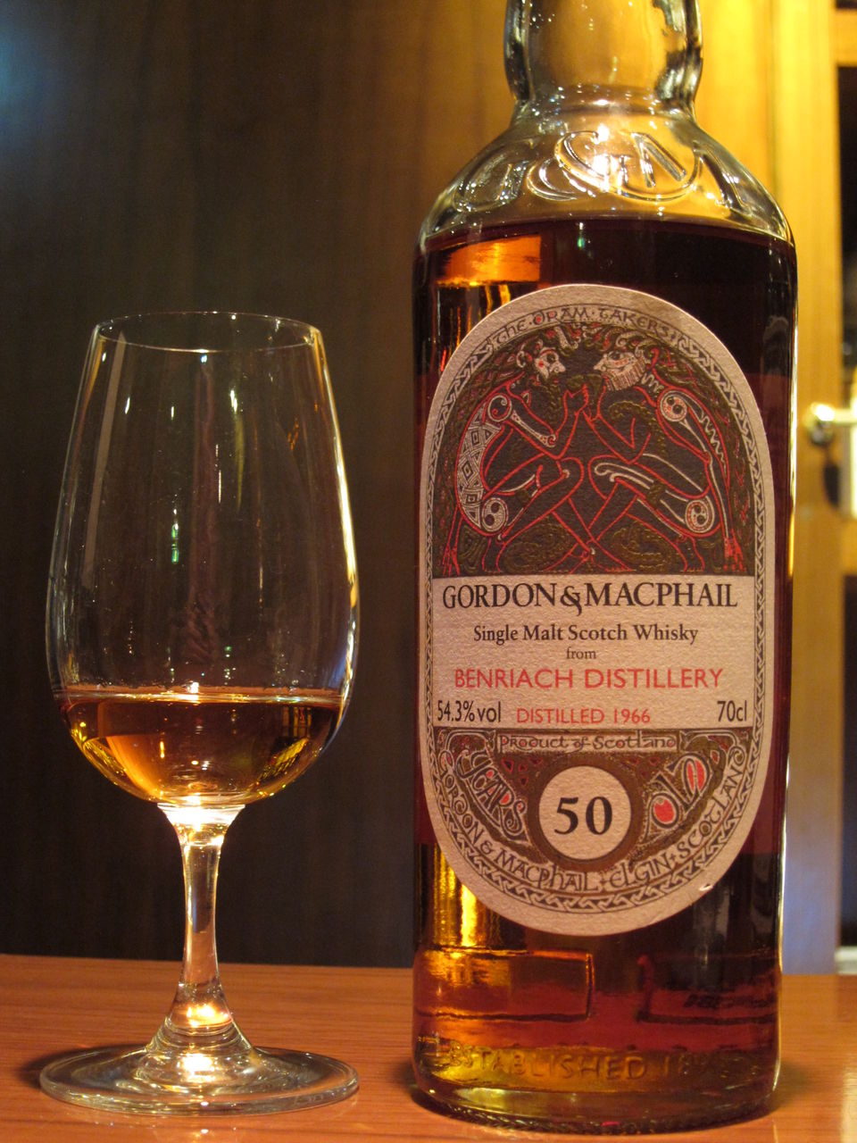ベンリアック 50年 1966-2016 GMケルティックラベル 54.3% : くりりん
