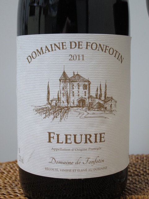 ドメーヌ ド フォンフォタン フルーリー 12.5% クリュ ボジョレー