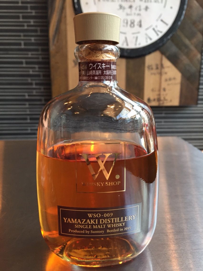 山崎 WSO-009 WHISKY SHOP W. Yamazaki 2015 Whisky Shop W. WSO-009