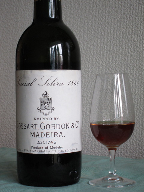 コサート ゴードン セルシアル ソレラ 1860 マディラ