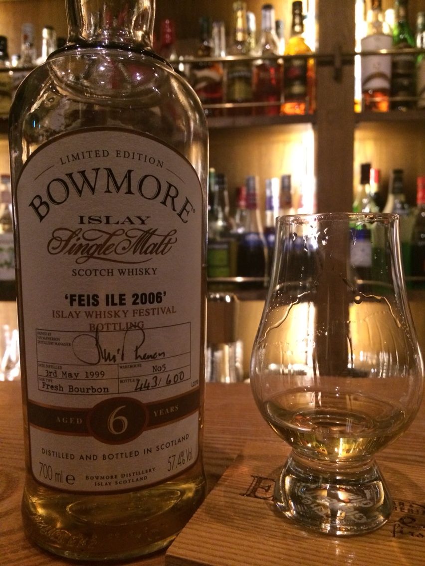 ボウモア 6年 1999年蒸留 アイラフェス2006 限定ボトル : くりりんの