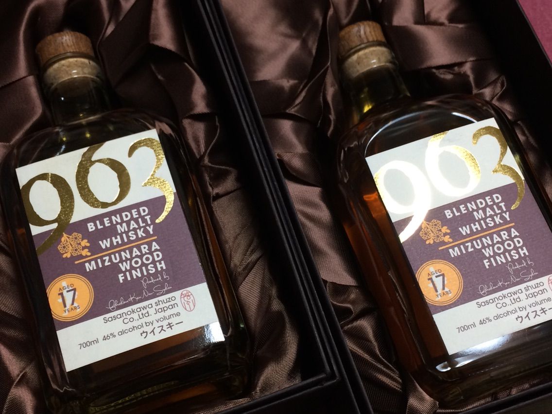 963 ダブルマチュアード 46% 福島県南酒販 : くりりんのウイスキー置場