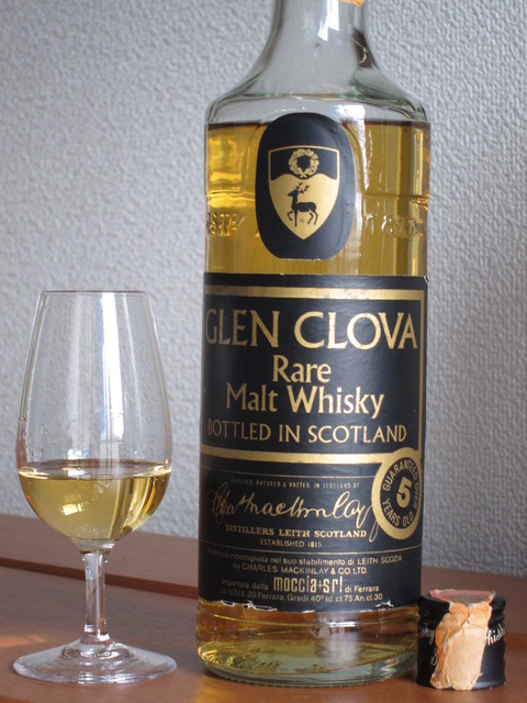 グレンクローヴァ 5年 モルトウイスキー 43% 1980年代流通 マッキンレーズ