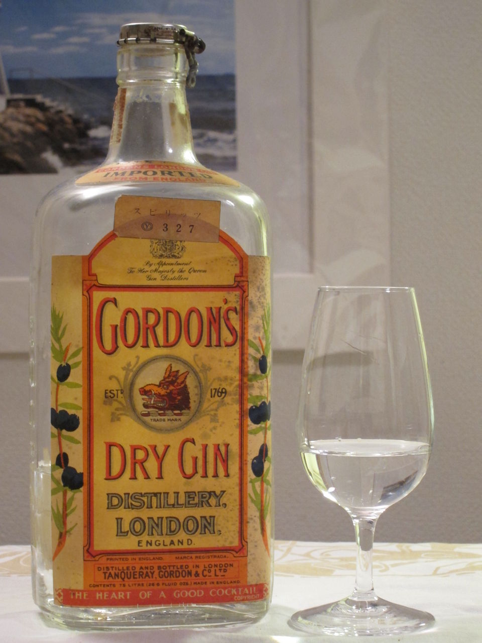 激レア!! ティンキャップ GORDON'S DRY GIN 古酒