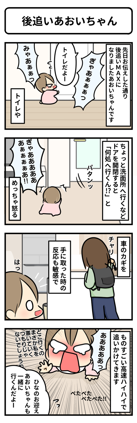 後追いあおいちゃん