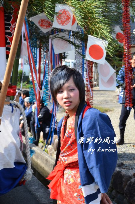 化粧する男達 久世だんじり祭り 栗野的風景 化粧する男達 久世だんじり祭り 栗野的風景