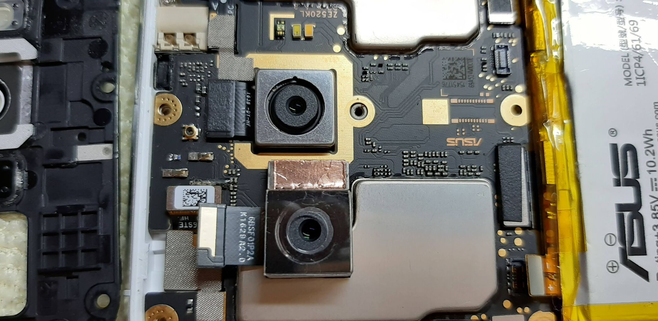 国内版 au可 ZenFone3 ZE520KL  基盤、電池交換 美品 オマケ ASUS ZenFone 3 ZE520KL バッテリー交換修理やり方方法 - YouTube