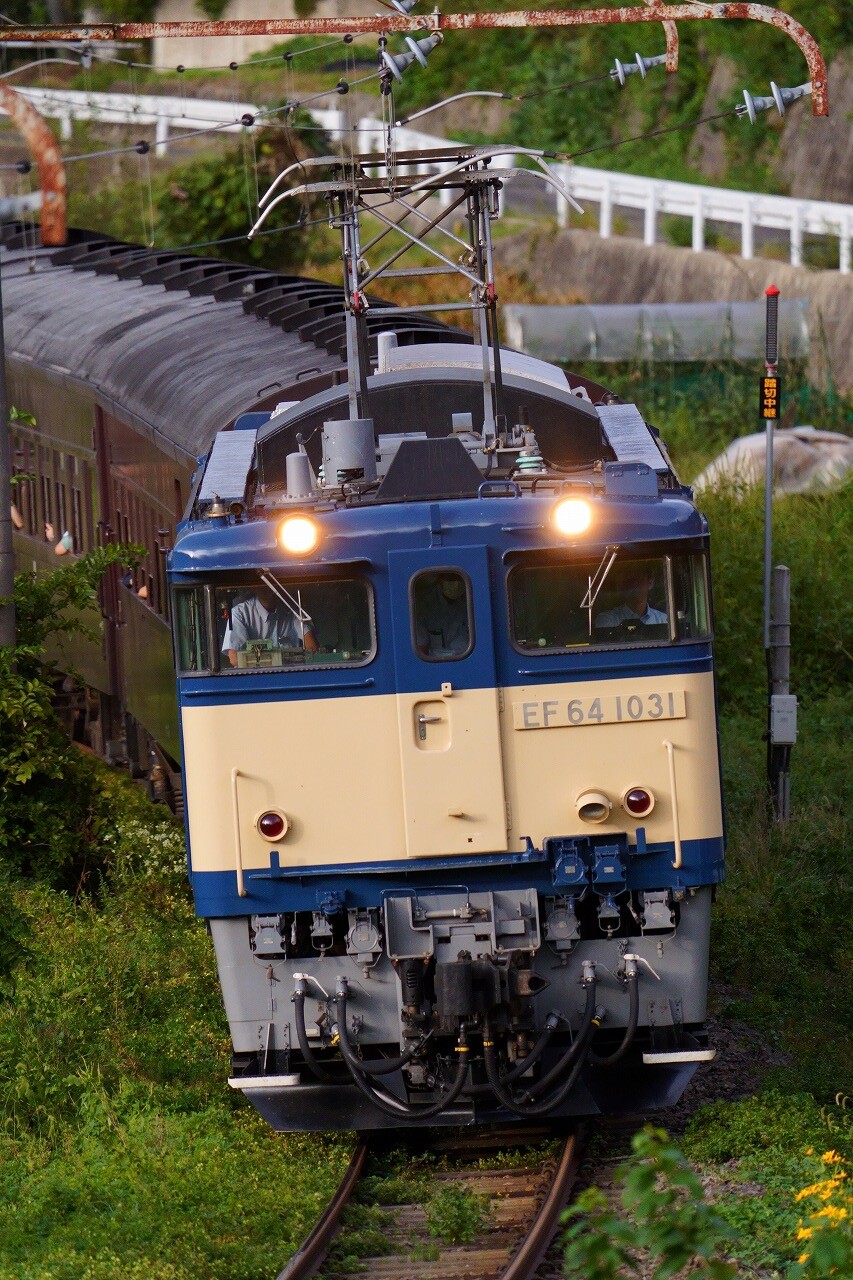 EF64 1031 中央本線・辰野支線旧型客車団臨（6．9．21