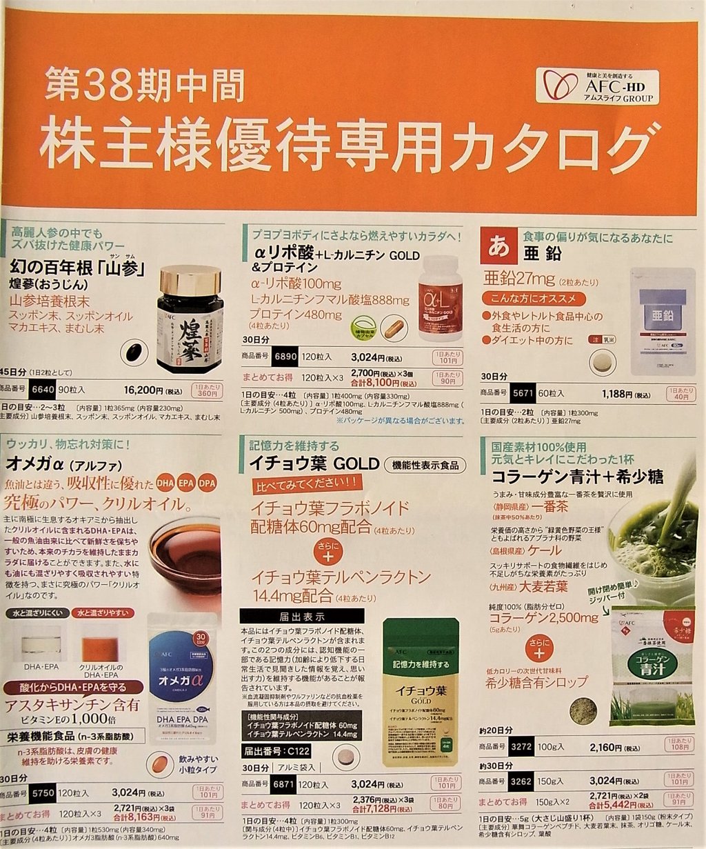 AFC 株主優待