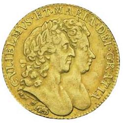 メアリー2世とウイリアム3世のギニー金貨 英国貨幣研究