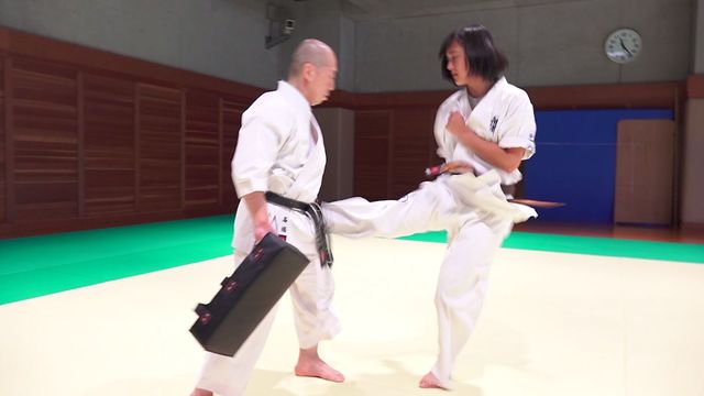 高速パンチでヒザ蹴りを連打する女子高生 Little By Little 少しずつ 高速パンチでヒザ蹴りを連打する女子高生 Little By Little 少しずつ