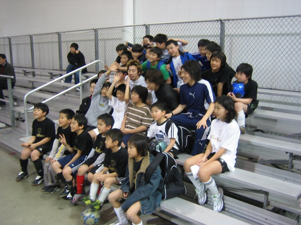 ちびっ子サッカー 06年12月タツーキ現る