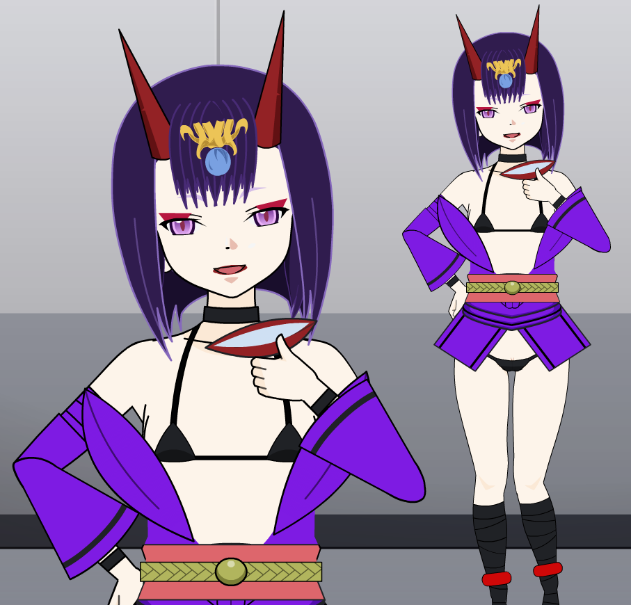 酒呑童子 Fate Grand Order 黒鹿 くろか の着せ替え工房 酒呑童子 Fate Grand Order 黒鹿 くろか の着せ替え工房