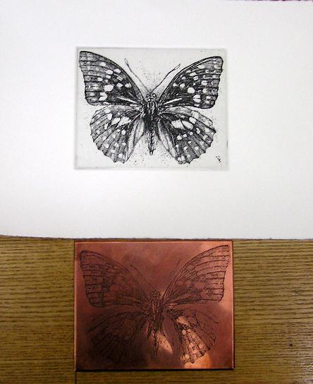番外編 安藤真司 銅板画展 : 四季の花図鑑