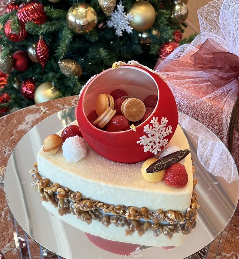 ぜいたくでかわいい キラキラ 宝石箱 のクリスマスケーキ 帝国ホテル大阪 22 くろにゃんの孤高のグルメ旅